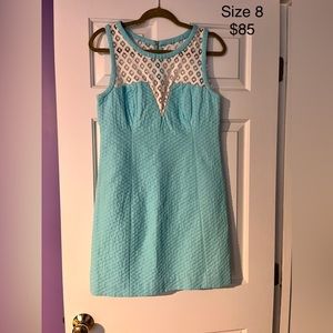 Lilly Pulitzer, blue shift, size 8